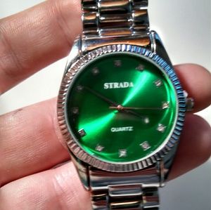 Strada Austrian crystal Japan movement watch.